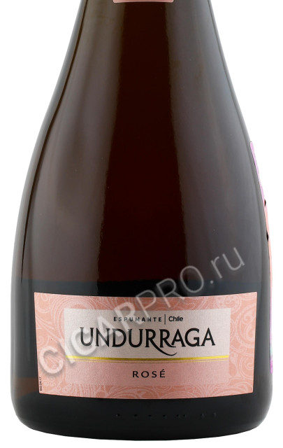 этикетка undurraga brut rose 0.75л