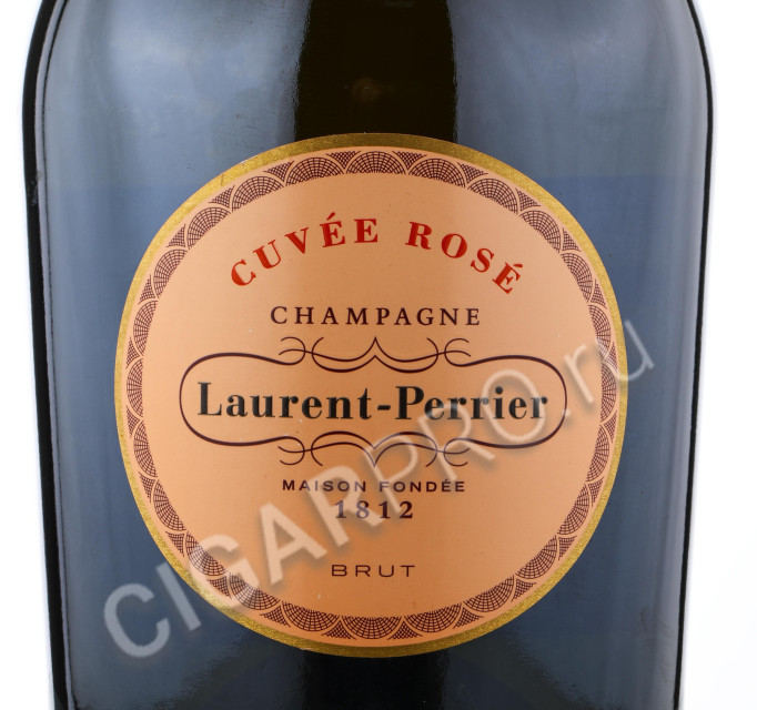 этикетка laurent-perrier cuvee rose brut