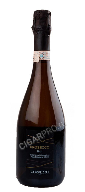 вино игристое просекко супериоре ди конельяно вальдоббьядене докг corvezzo prosecco brut superiore di conegliano valdobbiadene docg