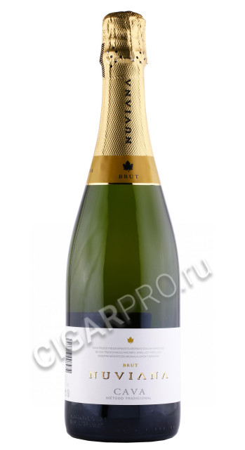 вино игристое nuviana brut cava 0.75л