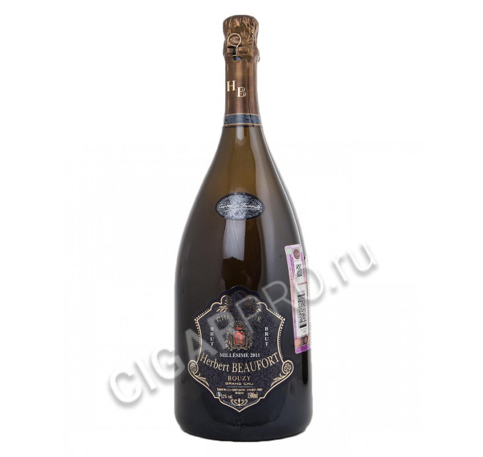 herbert beaufort cuvee la favorite bouzy grand cru 2011 1.5 л шампанское эрбер бофор кюве ля фаворит бузи гран крю 1,5л