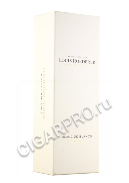 подарочная коробка louis roederer blanc de blancs 2013