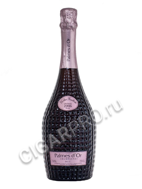 nicolas feuillatte palmes d'or brut rose купить французское шампанское николя фейят пальм д'ор брют розе 2006г цена
