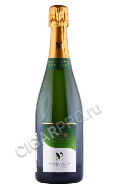 шампанское marcel vezien secret d eclaires blanc de blancs brut 0.75л