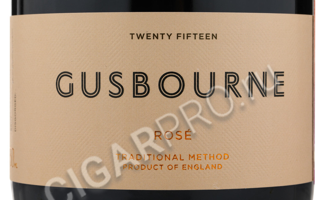 этикетка gusbourne rose brut 0.75 l