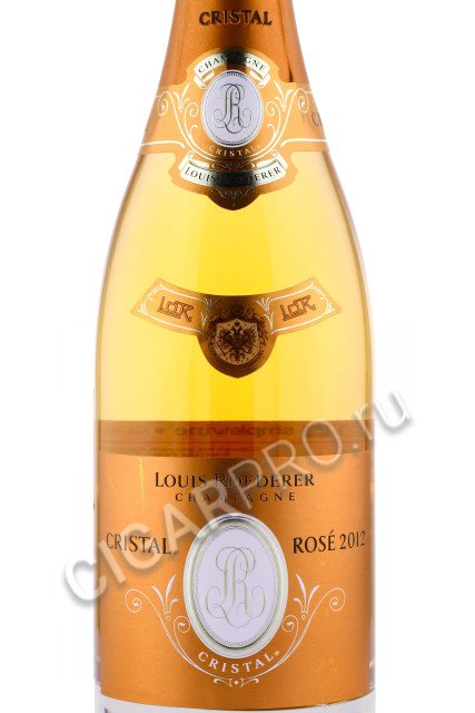 этикетка louis roederer cristal rose 0.75л