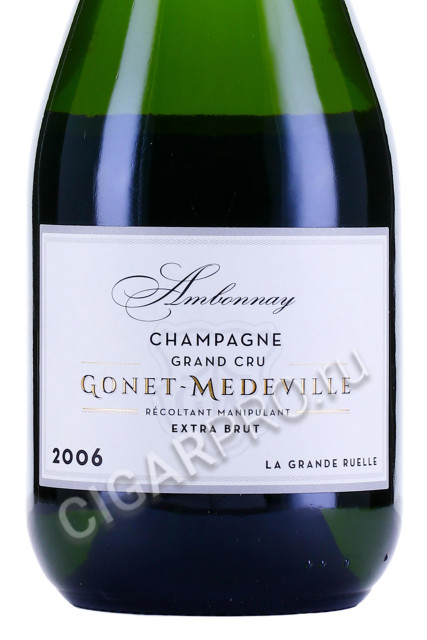 этикетка gonet medeville ambonnay la grande ruelle grand cru 0.75л