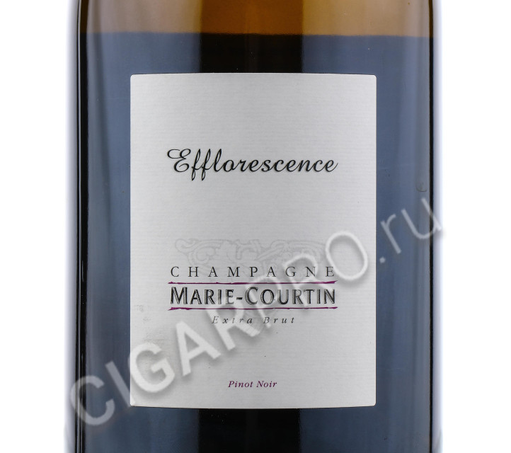 этикетка marie courtin efflorescence extra brut