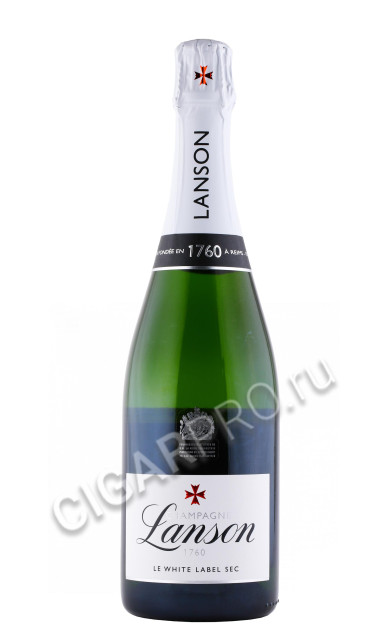 шампанское lanson white label 0.75л