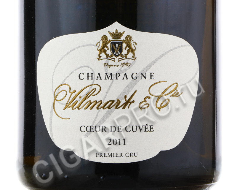 этикетка vilmart & cie coeur de cuvee brut premier cru 0.75 l