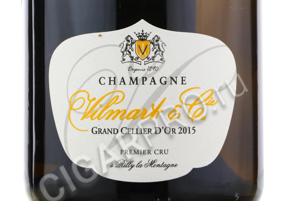 этикетка vilmart & cie grand cellier d'or brut premier cru 0.75 l