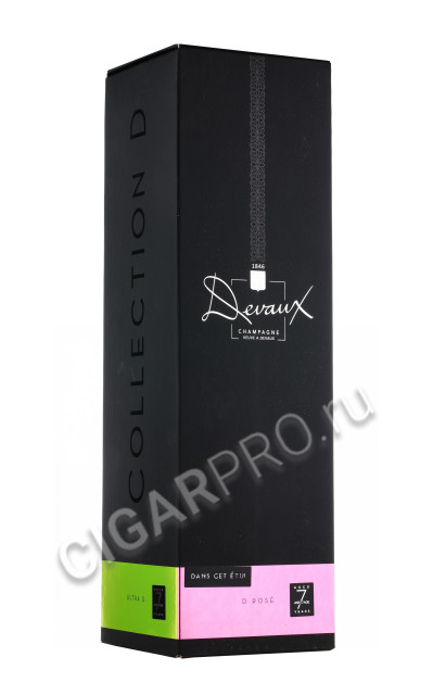 подарочная упаковка devaux d rose brut aged 7 years 1.5 l