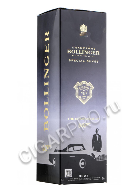 подарочная коробка bollinger special cuvee 007