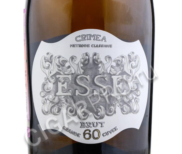 этикетка esse grande cuvee 60 brut