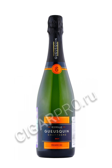 шампанское nicolas gueusquin brut premier cru 0.75л