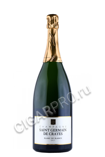 шампанское saint germain de crayes blanc de blancs brut 1.5л