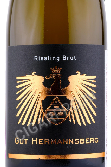 этикетка gut hermannsberg just riesling trocken 0.75л