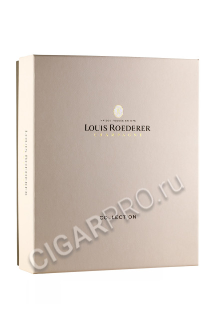 подарочная упаковка шампанское louis roederer collection 2420.75л