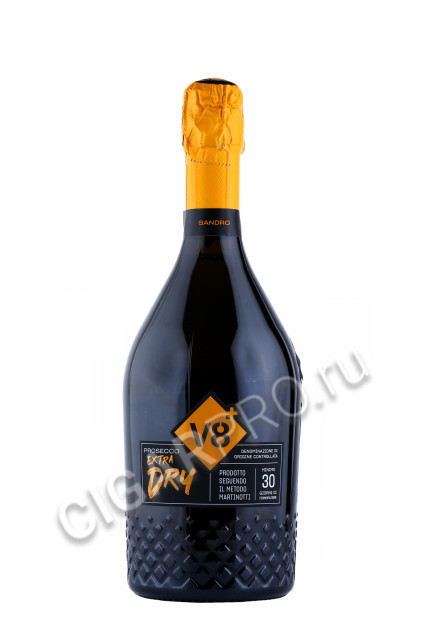 игристое вино prosecco v8+ extra dry 0.75л