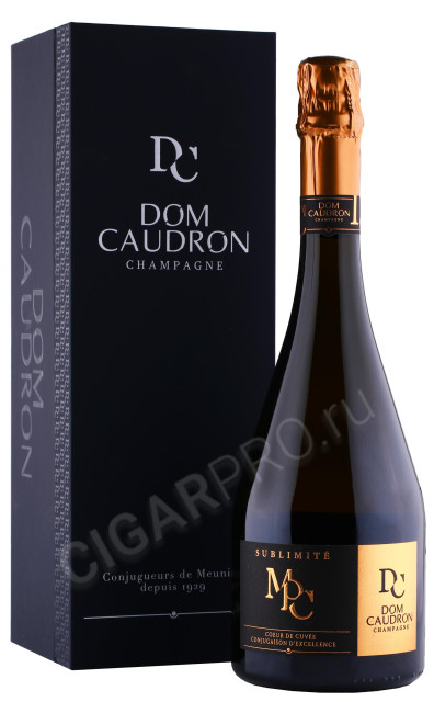 шампанское dom caudron mpc sublimite extra brut 0.75л в подарочной упаковке