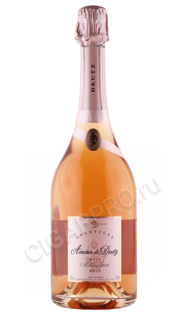 шампанское amour de deutz brut rose 0.75л