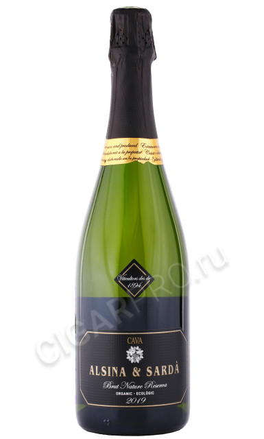 игристое вино alsina sarda cava brut nature reserva 0.75л