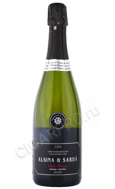 игристое вино alsina sarda cava brut reserva 0.75л