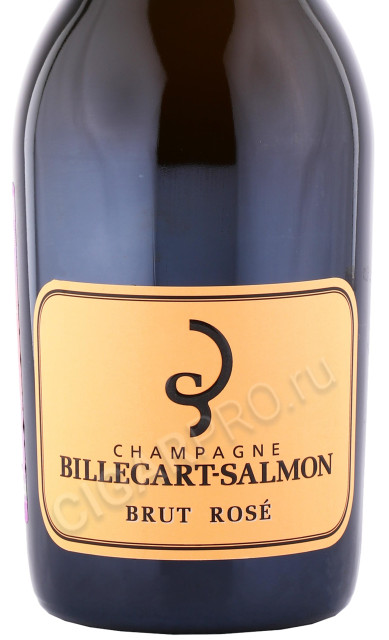 этикетка шампанское billecart salmon brut rose 0.75л