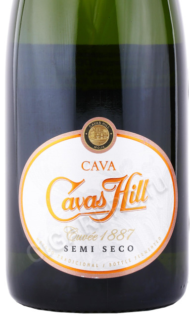 этикетка игристое cavas hill cava cuvee 1887 0.75л