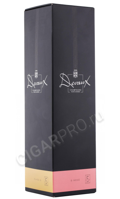 подарочная упаковка шампанское devaux d rose brut aged 5 years 0.75л