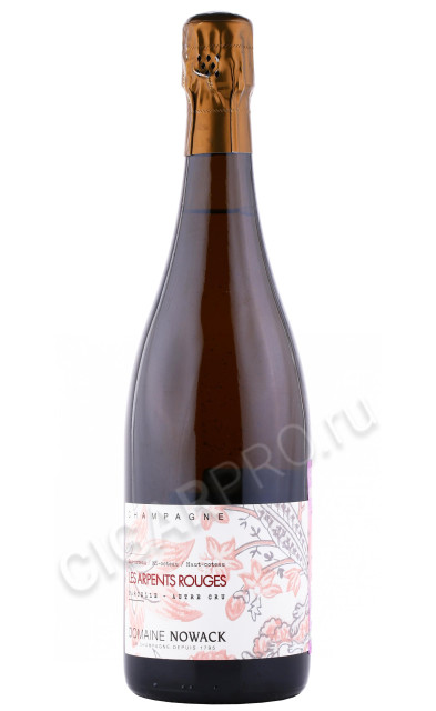 шампанское domaine nowack les arpents rouges extra brut 0.75л