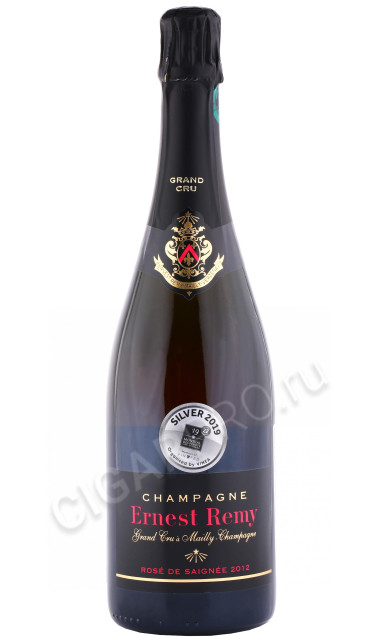 шампанское ernest remy grand cru a mailly rose de saignee 0.75л