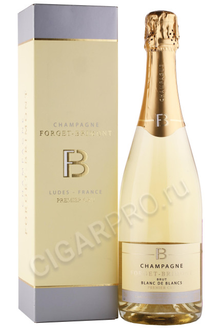 шампанское forget brimont brut blanc de blancs premier cru 0.75л в подарочной упаковке