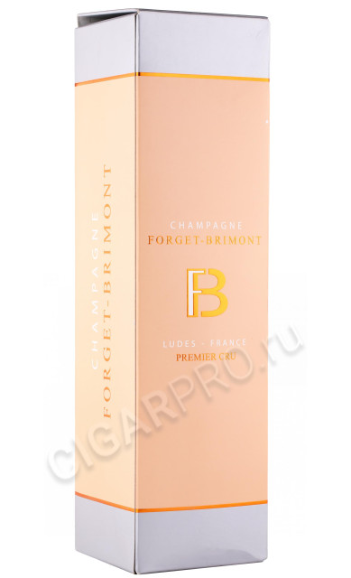 подарочная упаковка шампанское forget brimont brut rose premier cru 0.75л