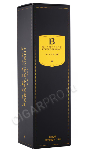подарочная упаковка шампанское forget brimont millesime brut premier cru 0.75л