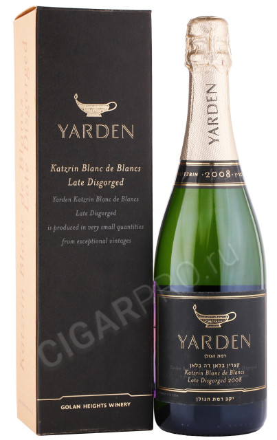 игристое вино golan heights yarden katzrin blanc de blancs 0.75л в подарочной упаковке