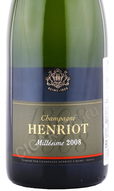 этикетка шампанское henriot millesime brut 0.75л