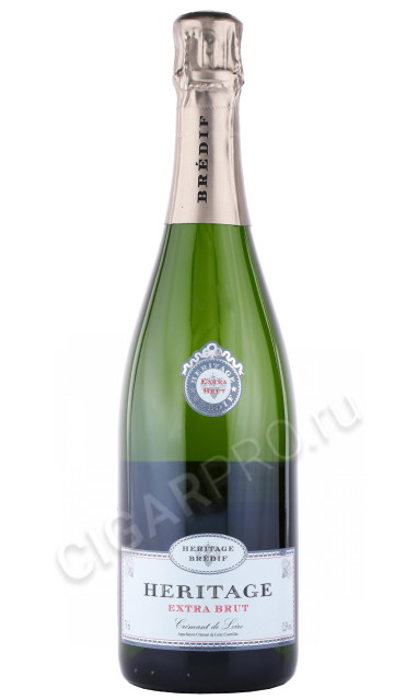 игристое вино heritage cremant de loire brut 0.75л