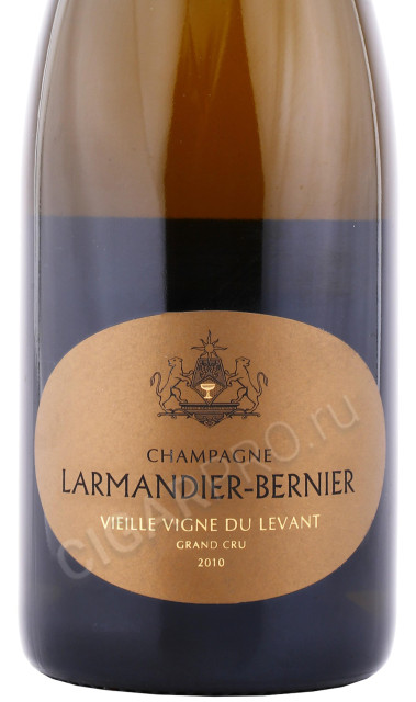 этикетка шампанское larmandier bernier vieille vigne du levant 0.75л