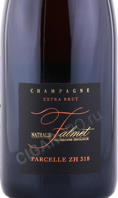этикетка шампанское nathalie falmet cuvee zh 318 0.75л