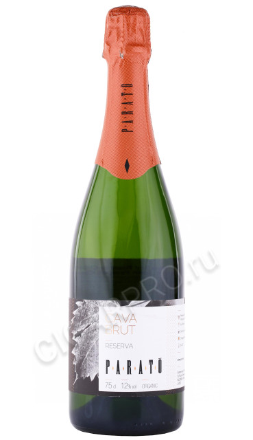 игристое вино parato cava brut reserva 0.75л