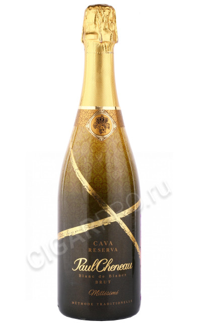 вино игристое paul cheneau brut reserva millesime 0.75л