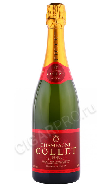 шампанское raoul collet brut grand art 0.75л