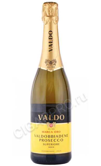 игристое вино valdo marca oro prosecco di valdobbiadene superiore 0.75л