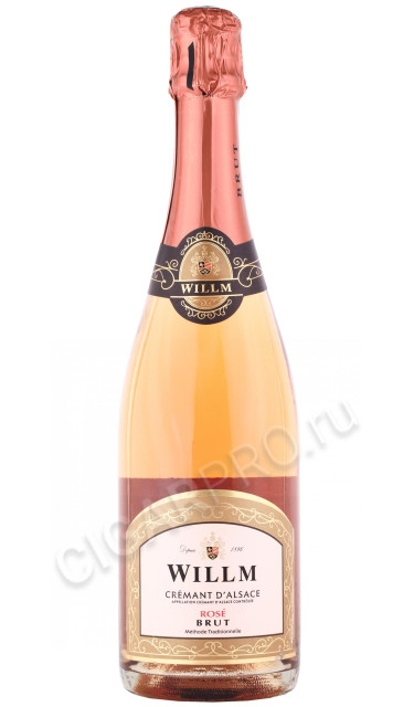 игристое вино willm cremant d alsace rose 0.75л