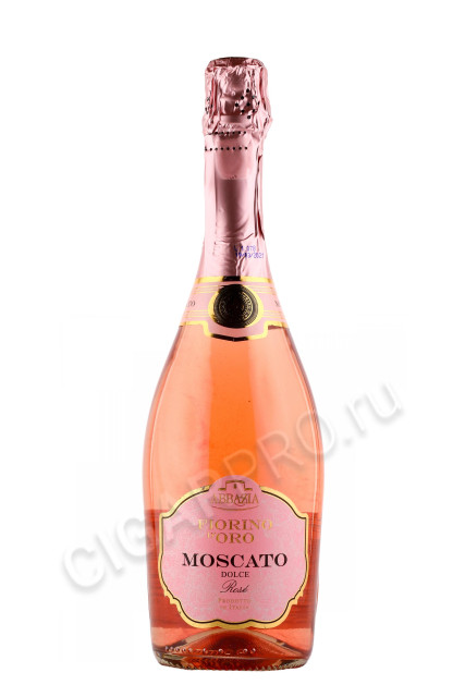 игристое вино abbazia moscato rose fiorino d oro 0.75л