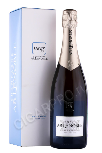 шампанское ar lenoble brut nature 0.75л в подарочной упаковке