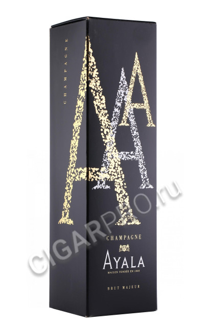 подарочная упаковка шампанское ayala majeur brut 0.75л