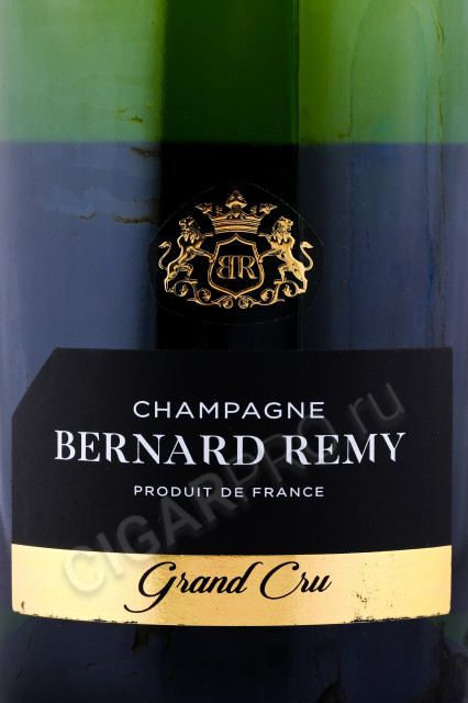 этикетка шампанское bernard remy grand cru 0.75л