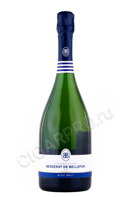 шампанское besserat de bellefon bleu brut 0.75л